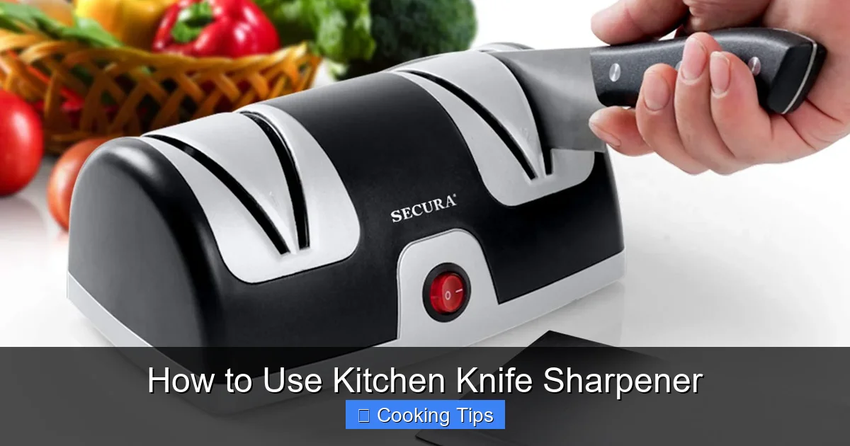 How to Use Kitchen Knife Sharpener