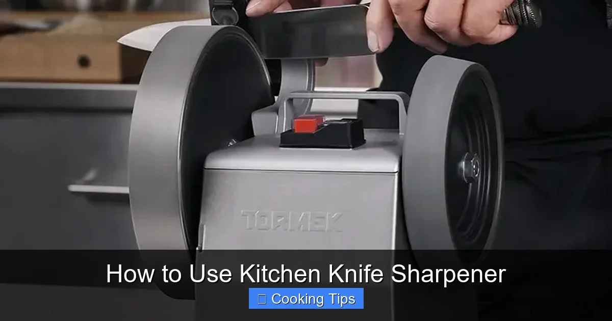 How to Use Kitchen Knife Sharpener
