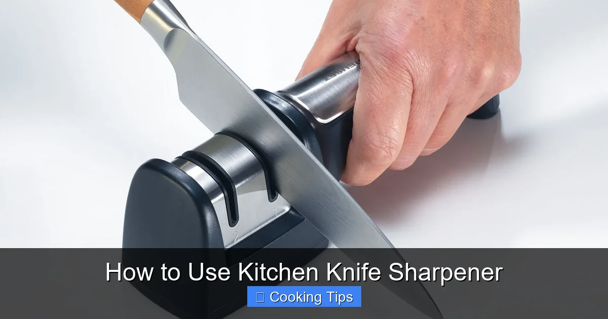 How to Use Kitchen Knife Sharpener