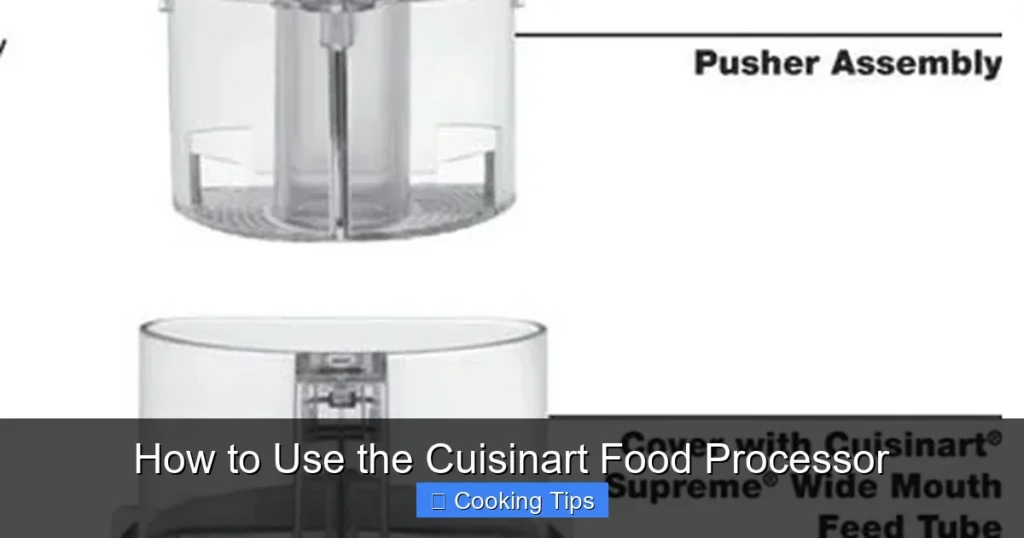 How to Use the Cuisinart Food Processor