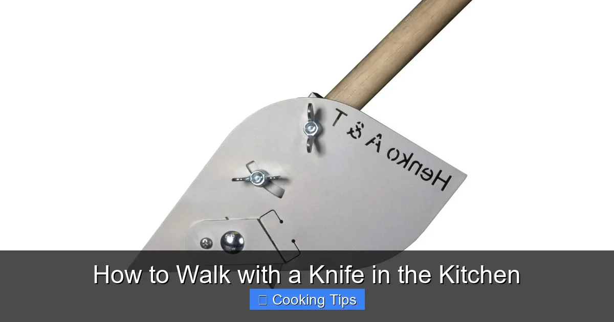 How to Walk with a Knife in the Kitchen