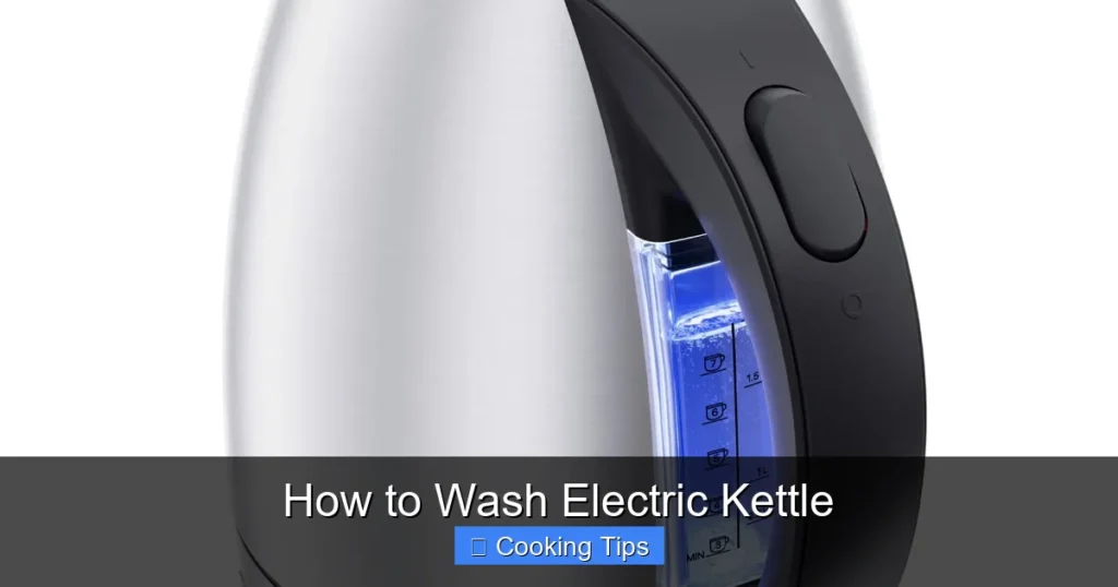 How to Wash Electric Kettle How to Wash Electric Kettle