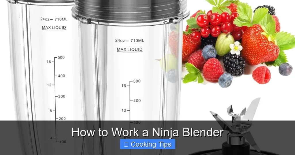 How to Work a Ninja Blender