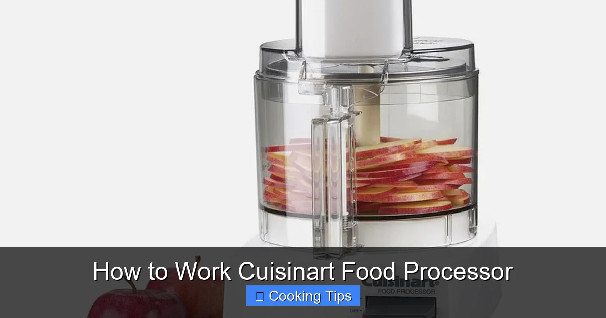 How to Work Cuisinart Food Processor