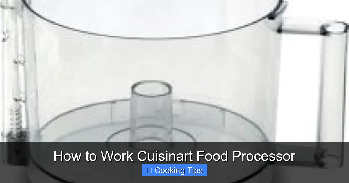 How to Work Cuisinart Food Processor