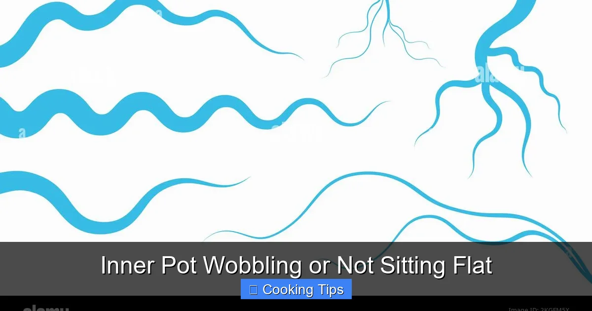 Inner Pot Wobbling or Not Sitting Flat