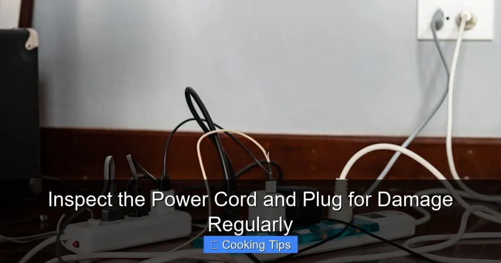 Inspect the Power Cord and Plug for Damage Regularly Inspect the Power Cord and Plug for Damage Regularly