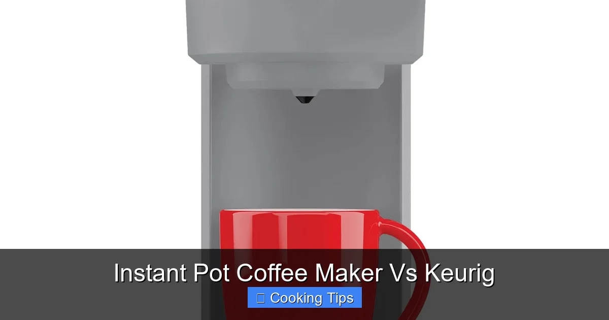 Instant Pot Coffee Maker Vs Keurig