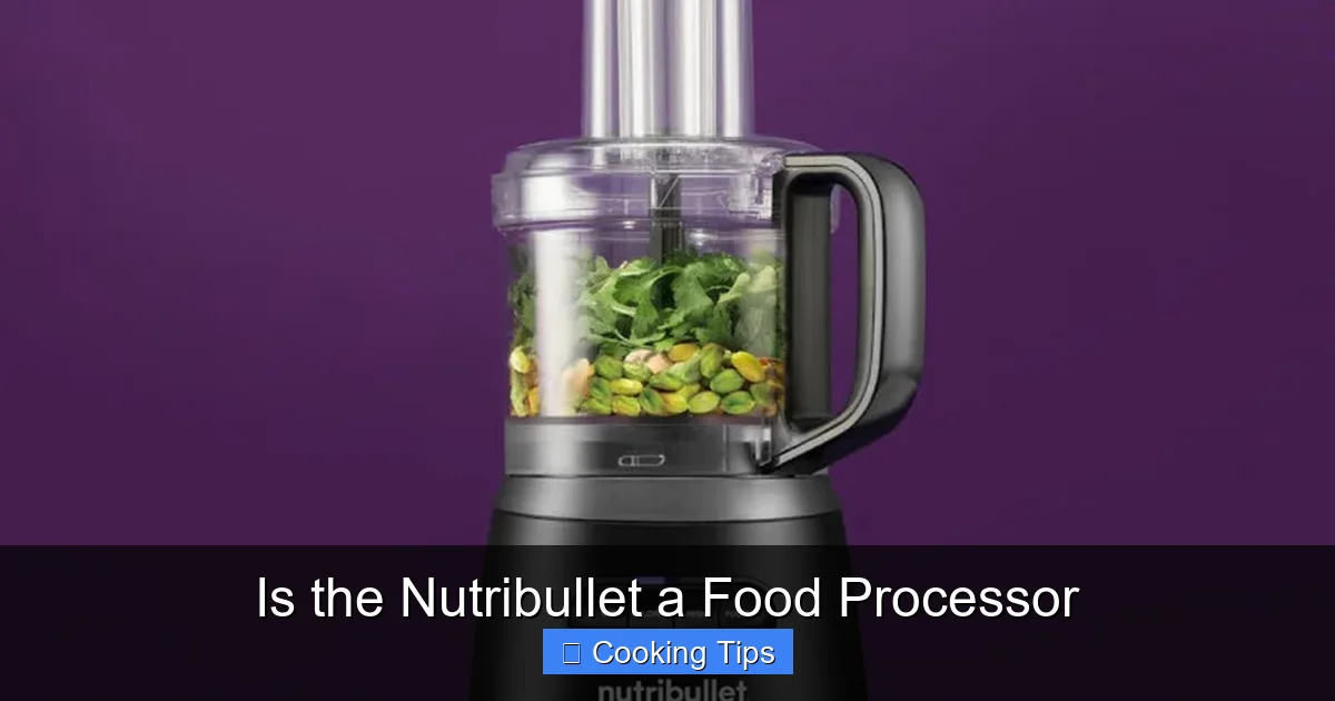 Is the Nutribullet a Food Processor