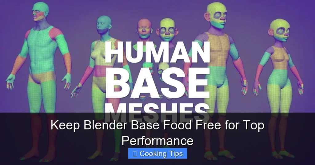Keep Blender Base Food Free for Top Performance Keep Blender Base Food Free for Top Performance