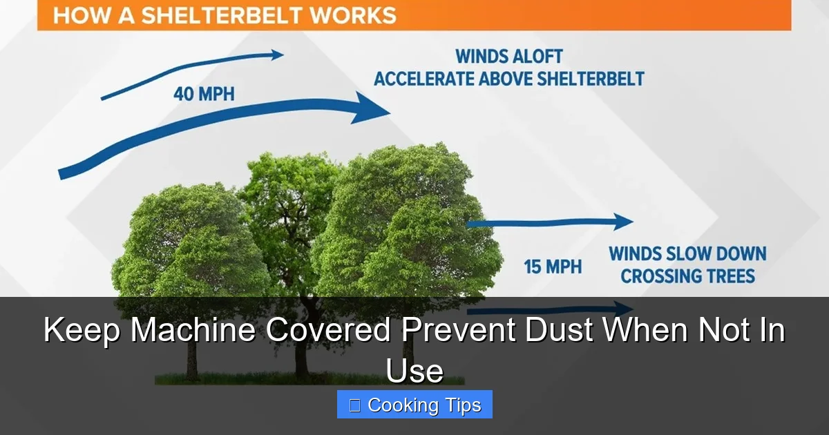 Keep Machine Covered Prevent Dust When Not In Use