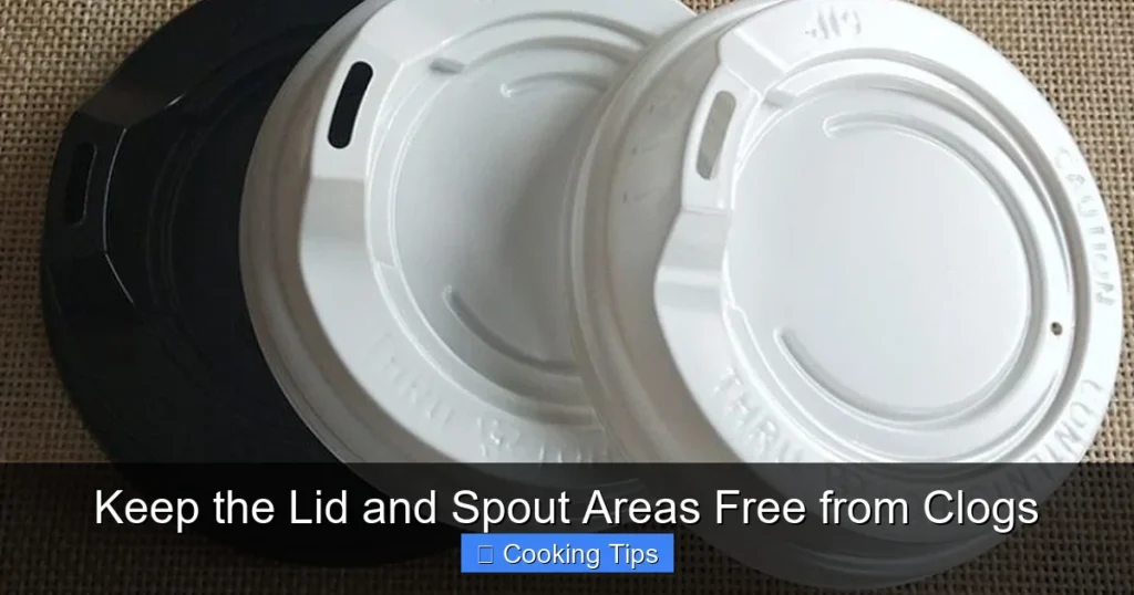 Keep the Lid and Spout Areas Free from Clogs