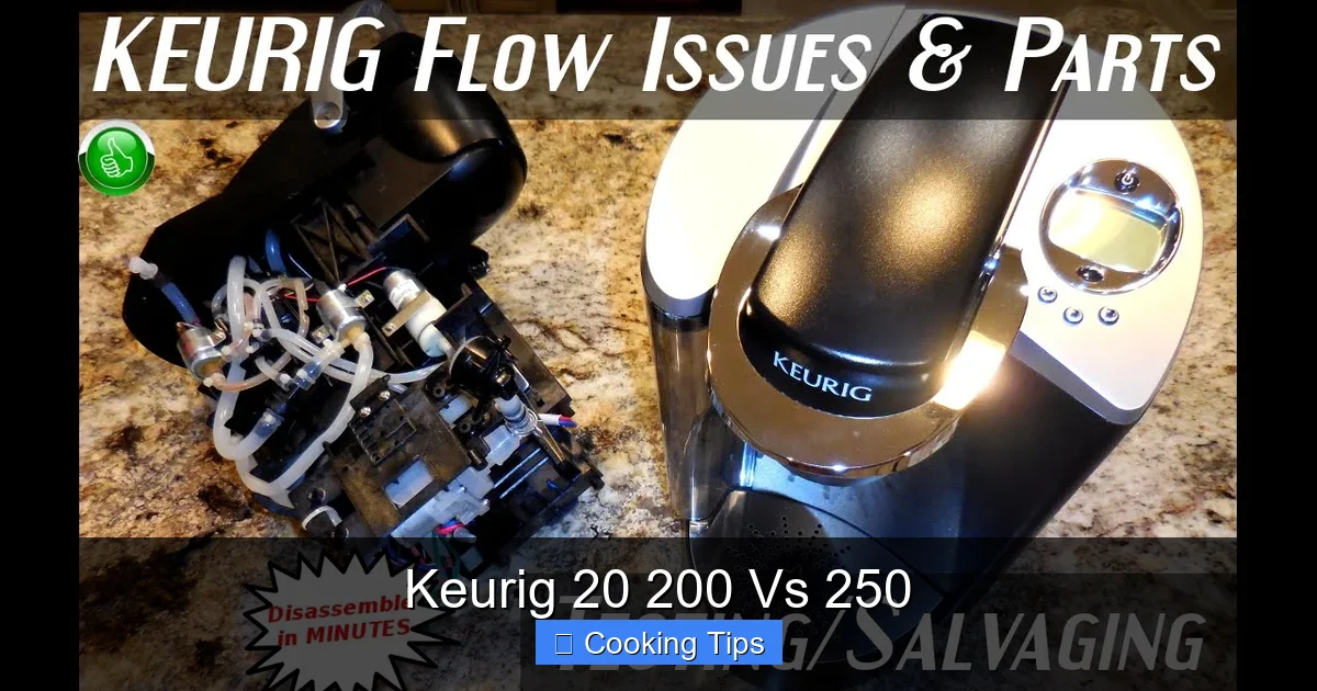 Keurig 20 200 Vs 250