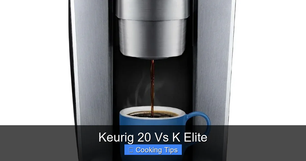 Keurig 20 Vs K Elite