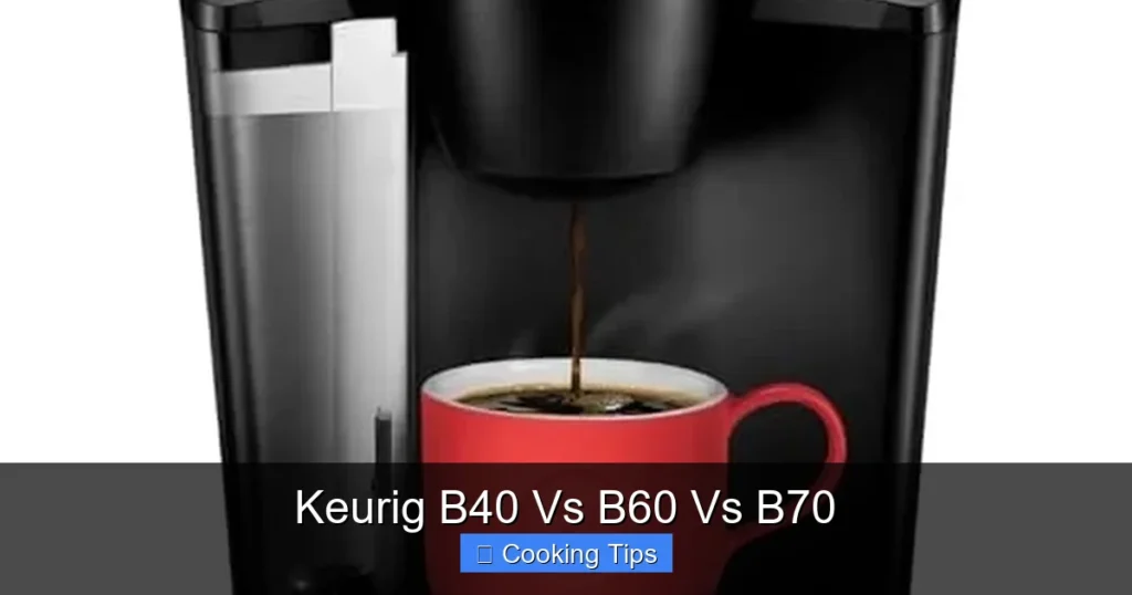 Keurig B40 Vs B60 Vs B70
