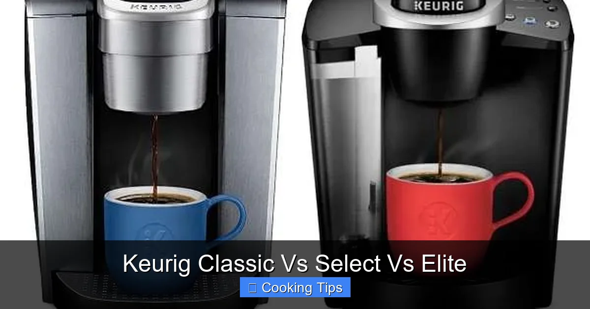 Keurig Classic Vs Select Vs Elite