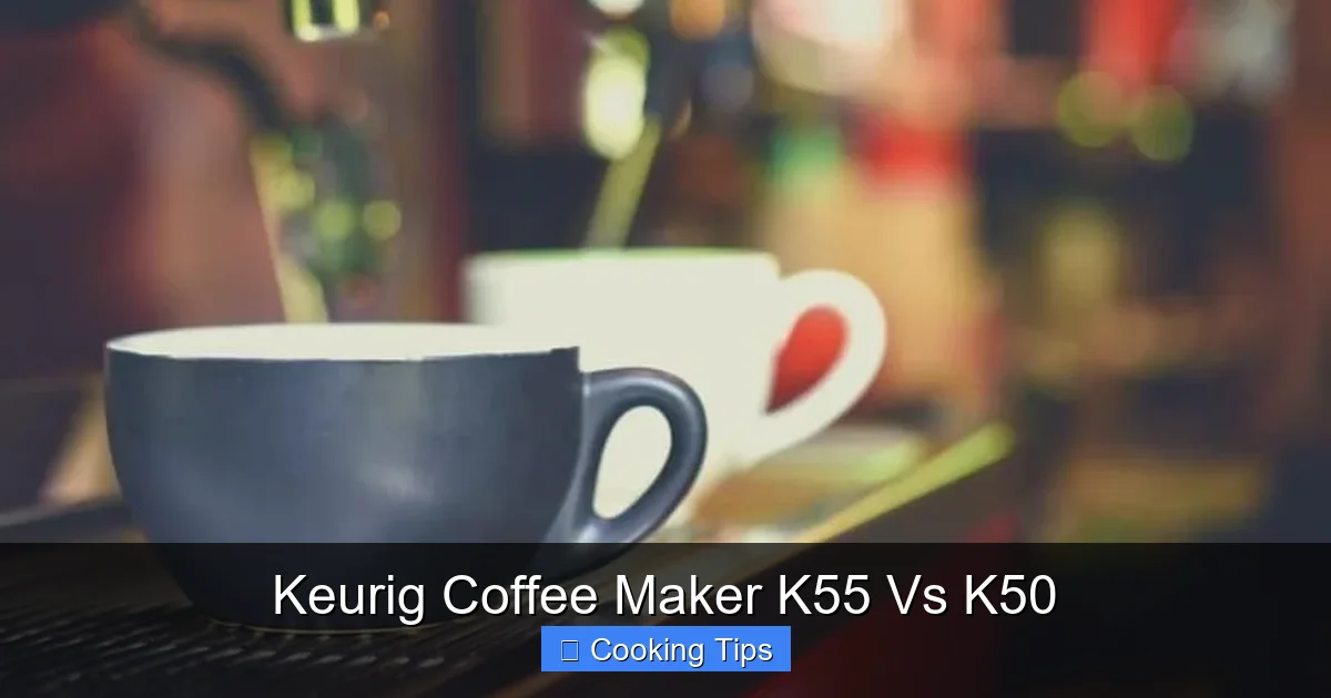 Keurig Coffee Maker K55 Vs K50