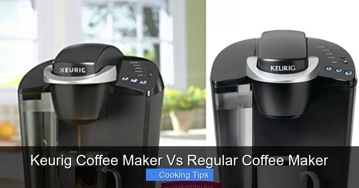 Keurig Coffee Maker Vs Regular Coffee Maker
