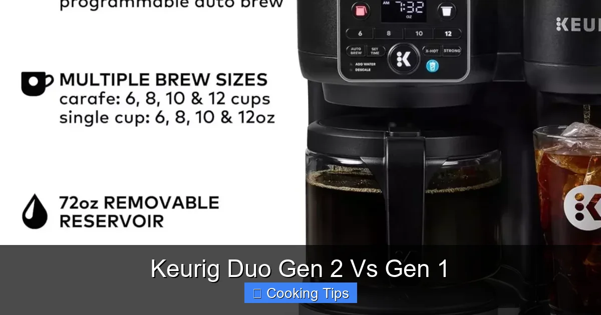 Keurig Duo Gen 2 Vs Gen 1