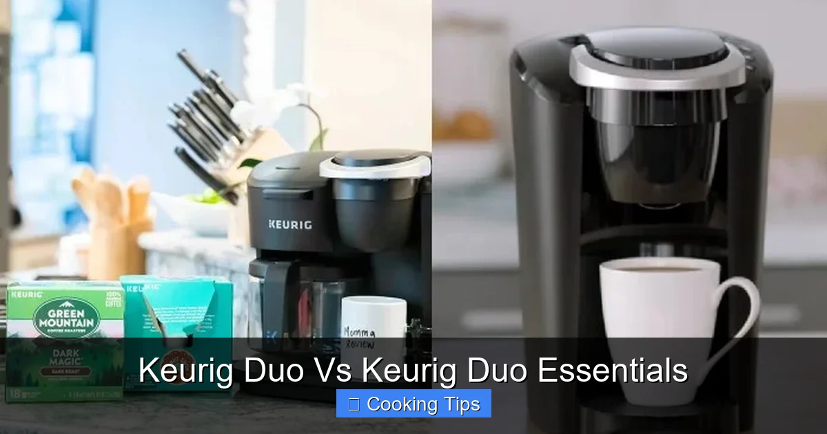 Keurig Duo Vs Keurig Duo Essentials