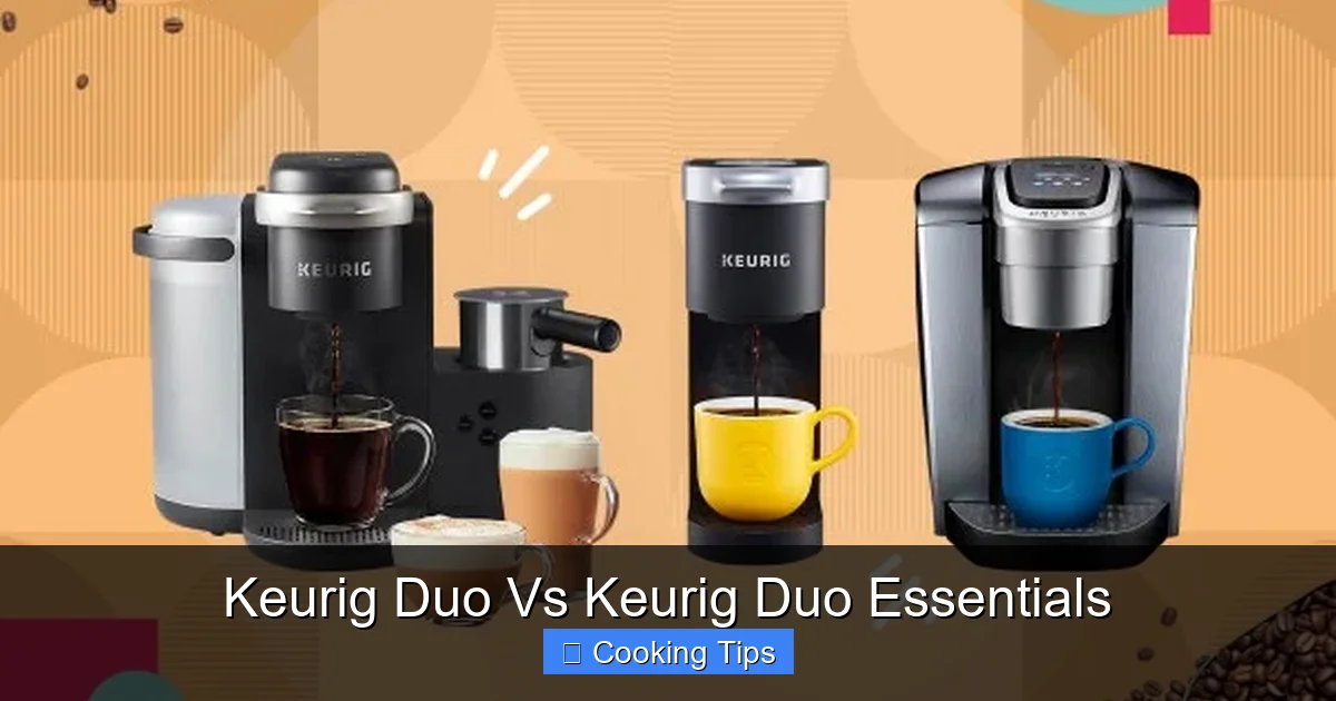 Keurig Duo Vs Keurig Duo Essentials