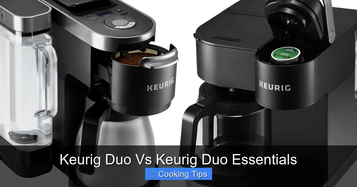 Keurig Duo Vs Keurig Duo Essentials