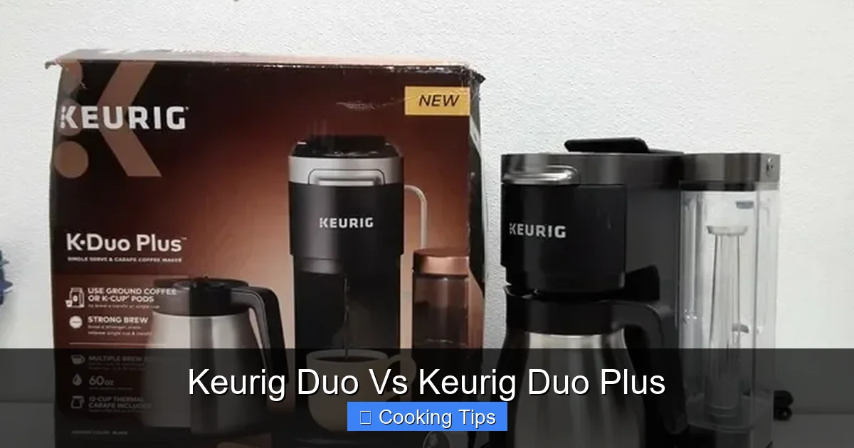 Keurig Duo Vs Keurig Duo Plus