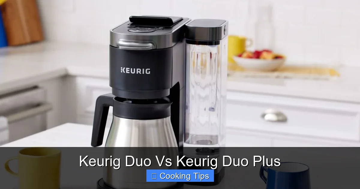 Keurig Duo Vs Keurig Duo Plus