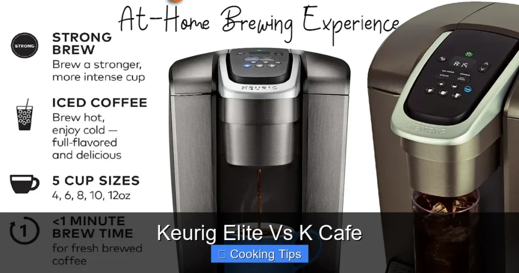 Keurig Elite Vs K Cafe