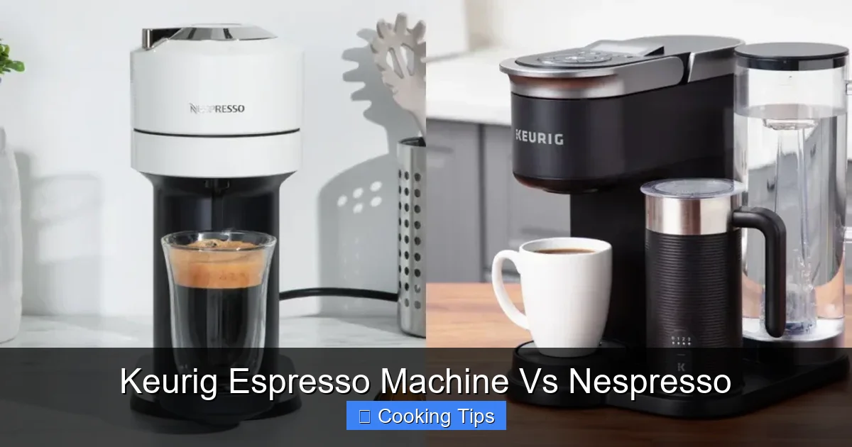 Keurig Espresso Machine Vs Nespresso