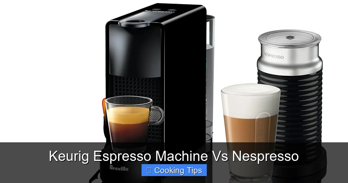 Keurig Espresso Machine Vs Nespresso