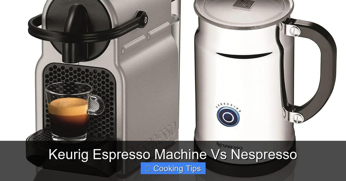 Keurig Espresso Machine Vs Nespresso