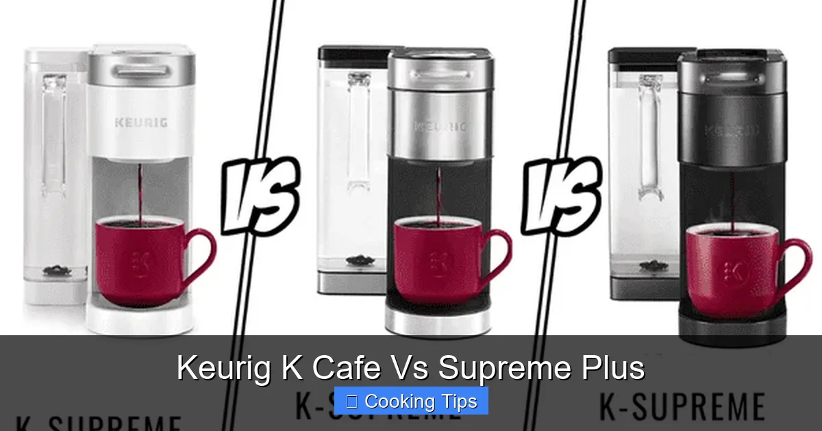 Keurig K Cafe Vs Supreme Plus