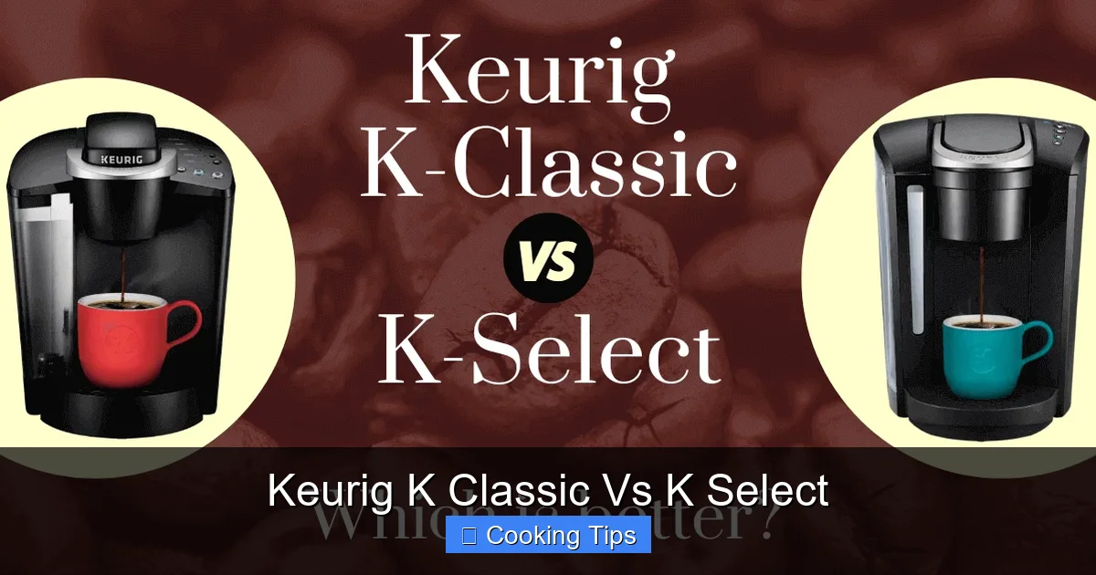 Keurig K Classic Vs K Select