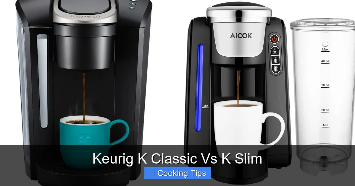 Keurig K Classic Vs K Slim