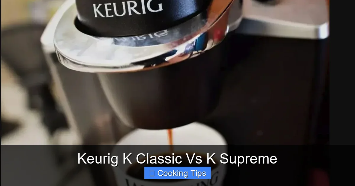 Keurig K Classic Vs K Supreme