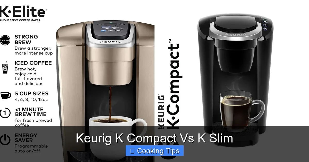 Keurig K Compact Vs K Slim