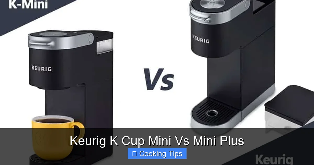 Keurig K Cup Mini Vs Mini Plus