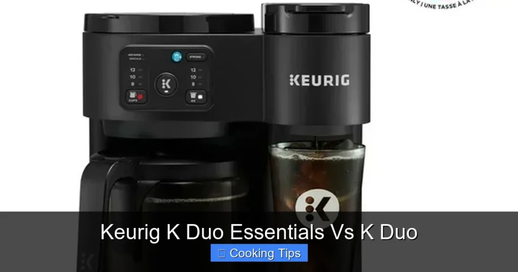 Keurig K Duo Essentials Vs K Duo
