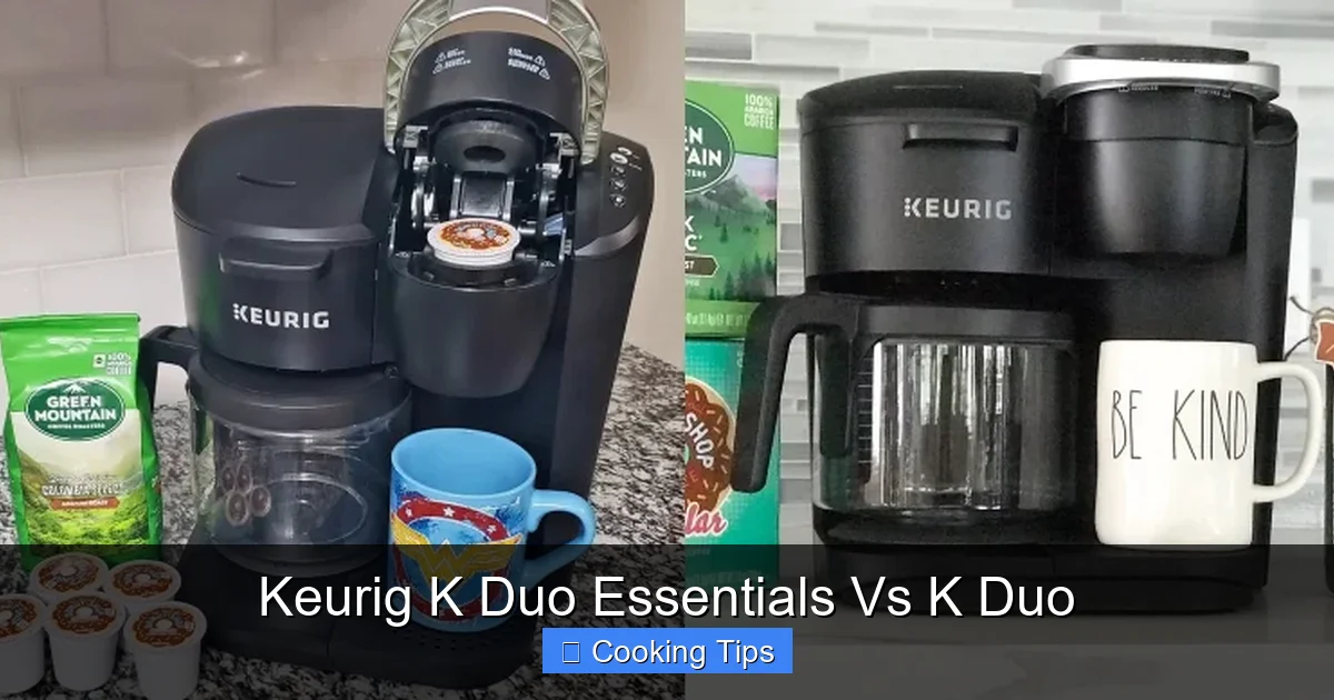 Keurig K Duo Essentials Vs K Duo