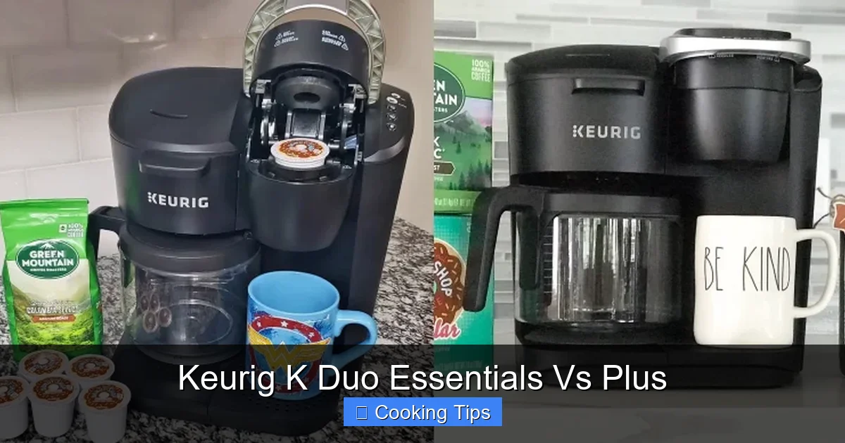 Keurig K Duo Essentials Vs Plus