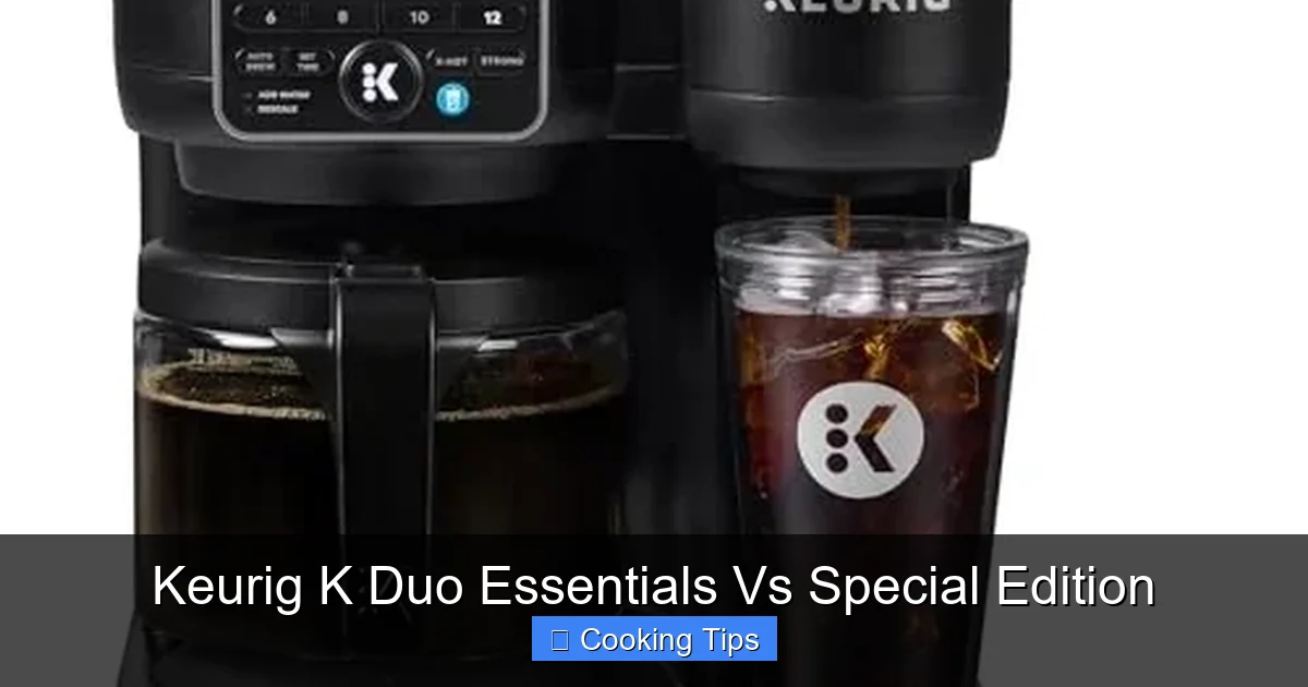 Keurig K Duo Essentials Vs Special Edition