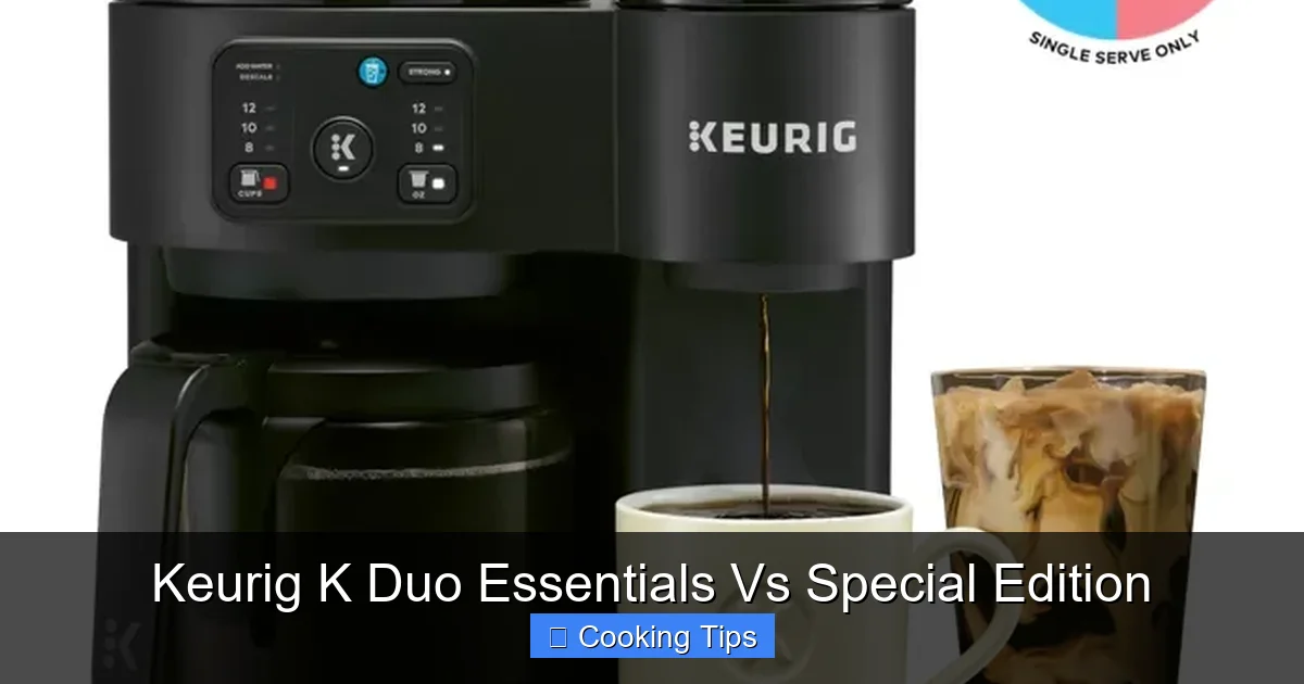 Keurig K Duo Essentials Vs Special Edition