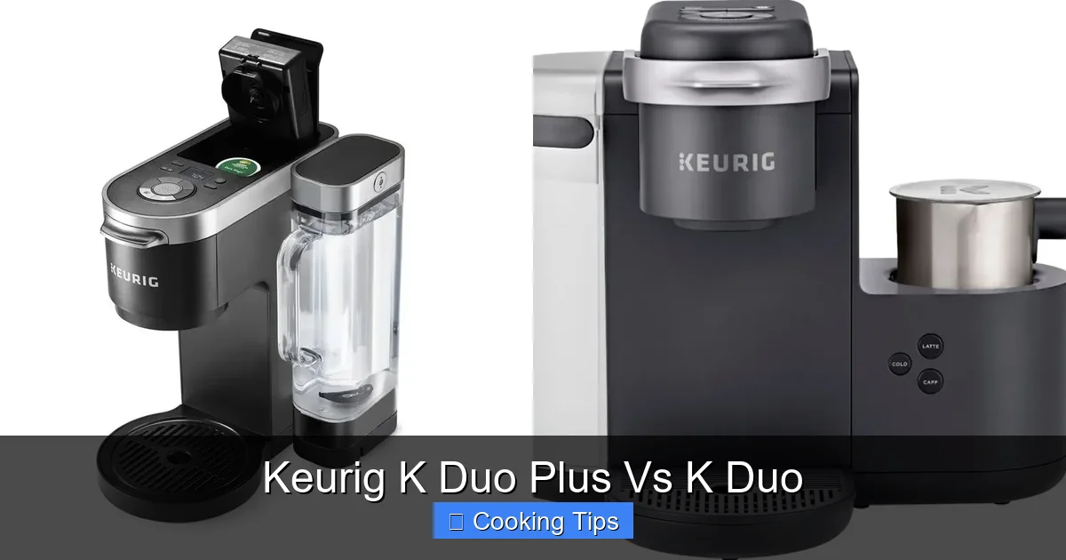 Keurig K Duo Plus Vs K Duo