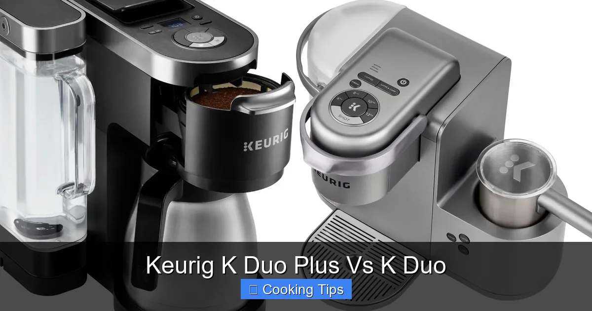 Keurig K Duo Plus Vs K Duo