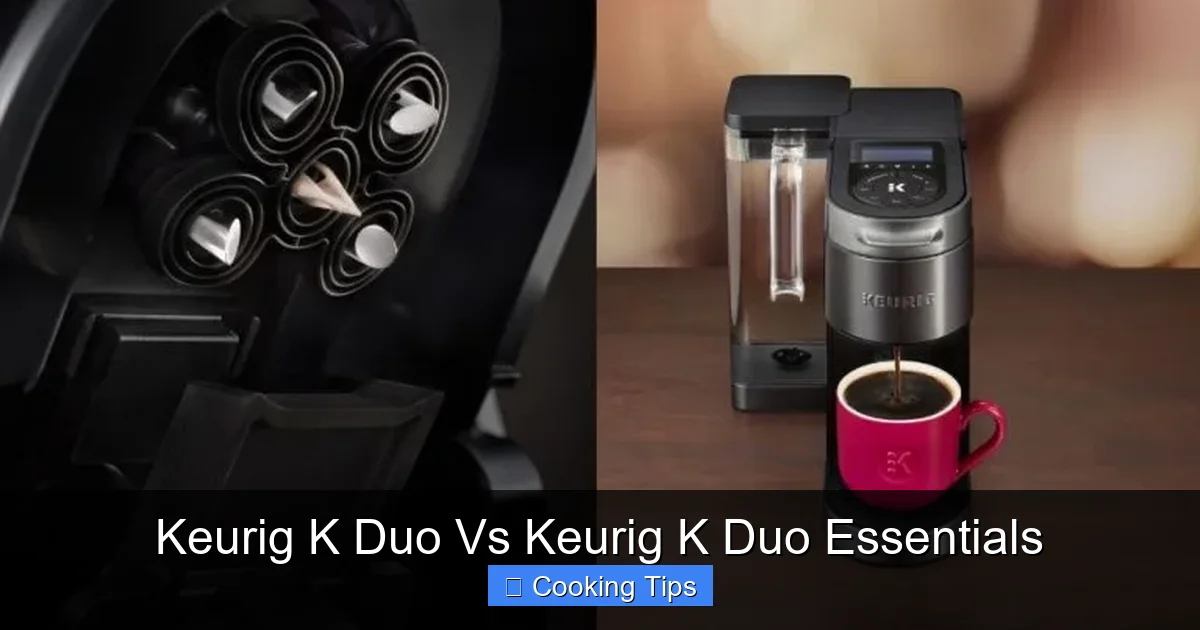Keurig K Duo Vs Keurig K Duo Essentials