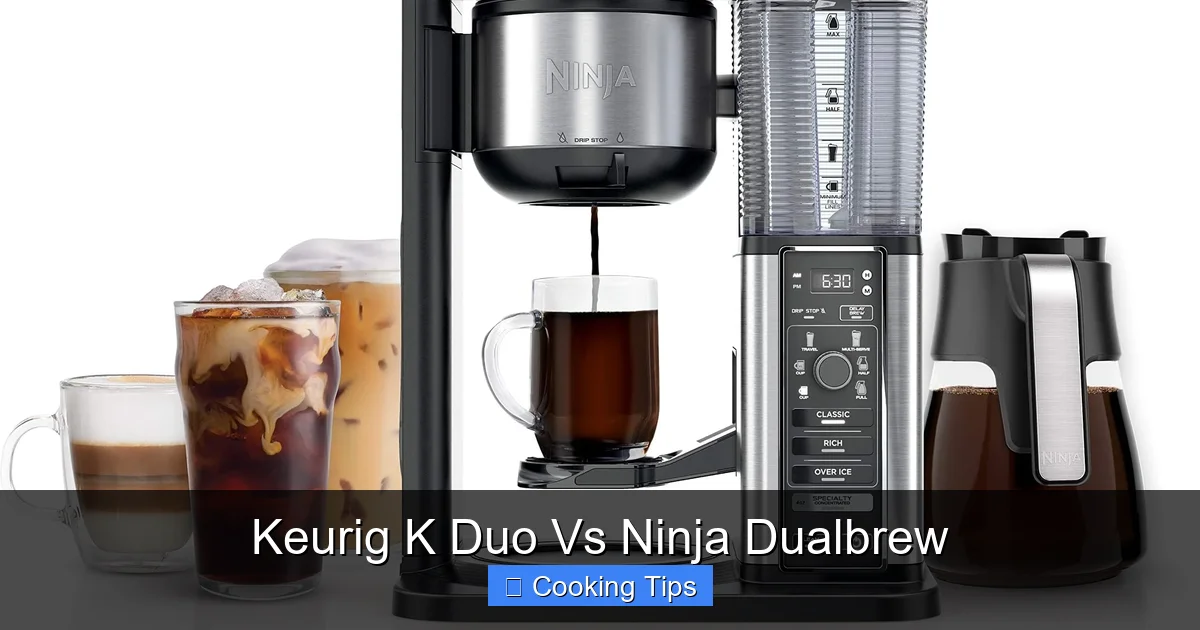 Keurig K Duo Vs Ninja Dualbrew