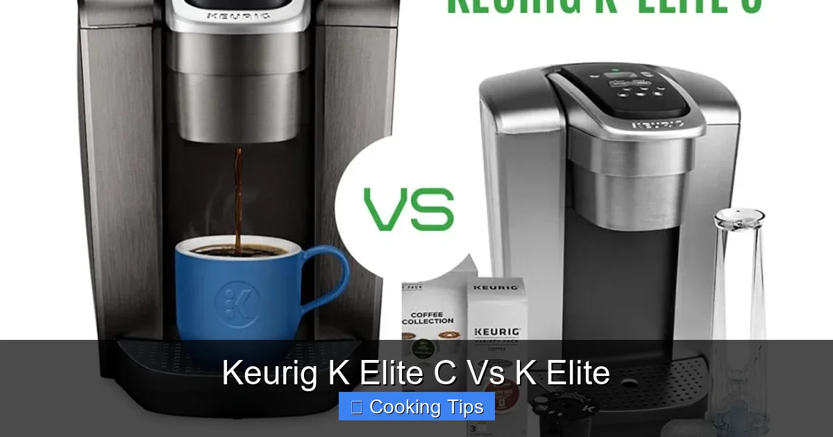 Keurig K Elite C Vs K Elite