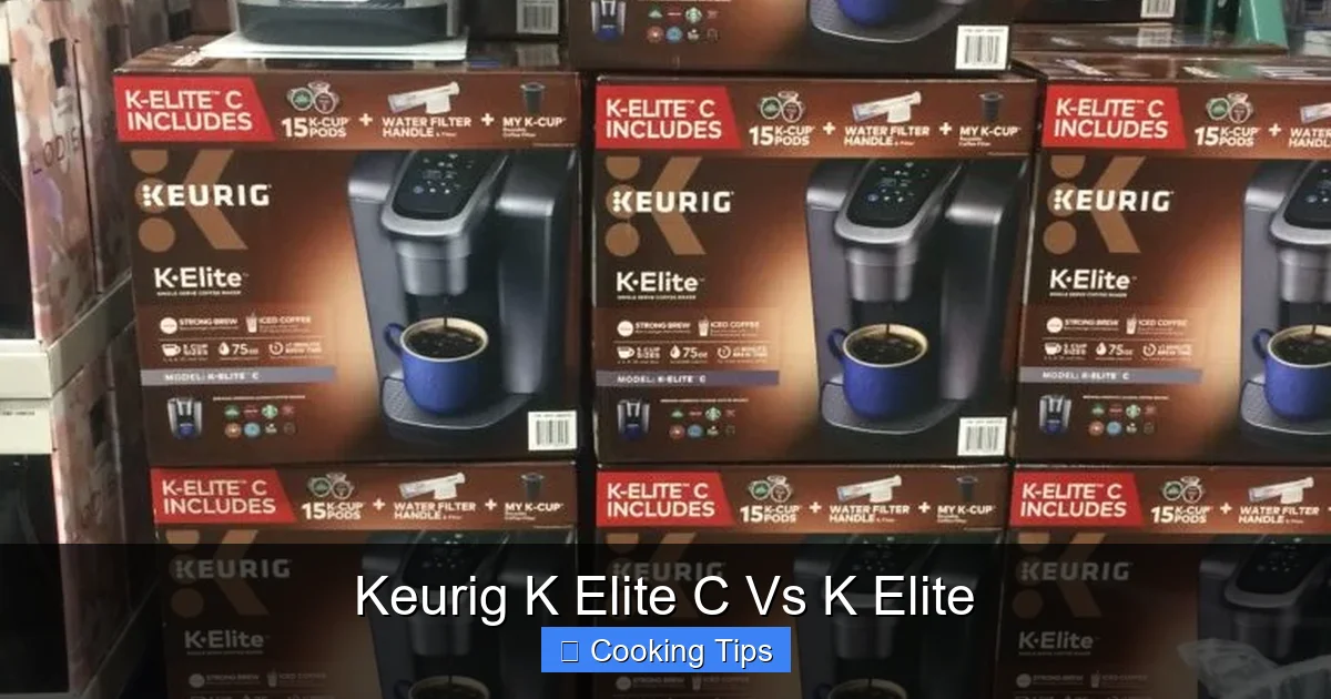 Keurig K Elite C Vs K Elite