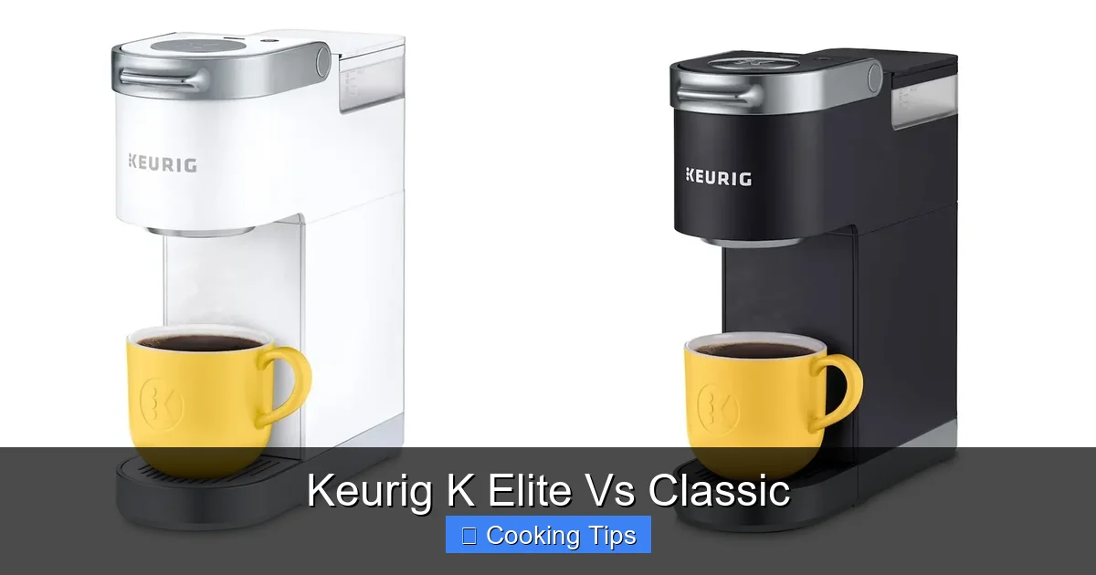 Keurig K Elite Vs Classic